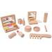 NUOLUX 1 set of Pretend Makeup Kit Girl Makeup Makeup Kit Toddlers Pretend Wood Beauty Salon Toys Set