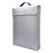 Fireproof Document Storage Bag: Portable Holder Pouch - Fire and Water Resistant - Ideal for Home and Office - Stores Files Laptop Jewelry Cash and Valuables - Size: 400 * 300 * 65mm - Shop Now fo