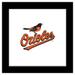 Gallery Pops MLB Baltimore Orioles - Secondary Club Logo Wall Art Black Framed Version 12 x 12