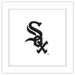 Gallery Pops MLB Chicago White Sox - Primary Club Logo Wall Art White Framed Version 12 x 12