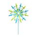 Gtalmp Naked Eye 3D Windmill Solar Wind Chimes Wind Catcher 3D printing Windmill Green