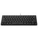 Apexeon Chocolate Keyboard Portable Office Keyboard Black USB Powered Wired Keyboard