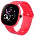 Lifetechs Electronic Watch Life Waterproof Fashion Accessories LED Large Digital Screen Boys Girls Luminous LED Sports Digital Watch for Daily Wear