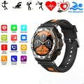 Bluetooth Smart Watch - Heart Rate Monitor Waterproof USA - 2023 Model: Stay connected and monitor your heart rate with this Bluetooth smartwatch.