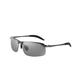 Unisex Polarized Aluminum Sunglasses Lenses Can Restore Color Summer Indoor And Outdoor Gun Frame Polarized Black Film