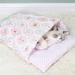 Weloille Winter Indoor Pet Beds Removable Slee Bag Sofas Mat Modern Soft Plush Round Pet Bed For Cats Mini Medium Sized Bed Self Warming