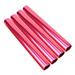 KAOU Electroplated Batons 4pcs Aluminum Alloy Track Field Relay Batons Corrosion Resistant High Strength 3.8cm Colorful Batons for