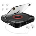 Portable CD Player with 5 Playback Modes Touchscreen Headphones Anti-Skip Shockproof Small Music CD Walkman for Students Kids Men Women