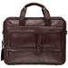 Mancini Milan Double Compartment Top Zipper 15.6â€� Laptop / Tablet Briefcase