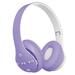 Christmas Gifts Clearance! SHENGXINY Over Ear Headphones Wireless Clearance Headset Wireless Bluetooth Headset Folding Retractable Macaroon Color Sports Headphones Purple