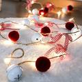 YOHOME Clearance 2023 Christmas Lights Garland with Lights Lights Indoor and Outdoor Christmas Tree Lights Winter Holiday New Year Decor Battery Powered Festive Gift Holiday Decor