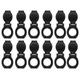 NUOLUX 12pcs USB Camera Lens Covers Webcam Lens Caps Protecting Privacy Covers
