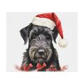 DistinctInk Mouse Pad - 1/4 Foam Rubber - Giant Schnauzer Puppy Drawing