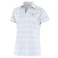 Women's Antigua White Erik Jones Compass Polo