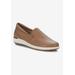 Wide Width Women's Orleans Sneaker by Ros Hommerson in Almond Tumbled Leather (Size 7 1/2 W)