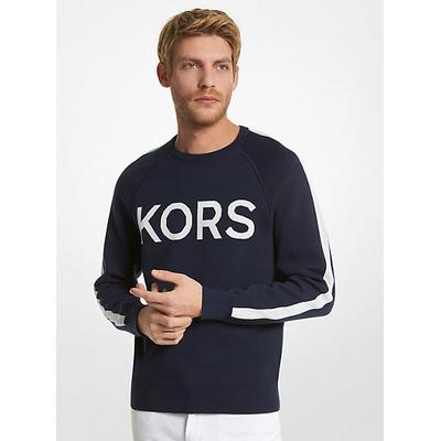 Michael Kors KORS Cotton Blend Sweater Blue XS