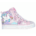 Skechers Girl's Twi-Lites 2.0 - Enchanted Unicorn Sneaker | Size 3.0 | Pink | Synthetic/Textile