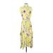 Marissa Webb Collective Casual Dress: Yellow Floral Dresses - Women's Size 6