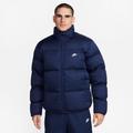 Steppjacke NIKE SPORTSWEAR "M NK TF CLUB PUFFER JKT" Gr. XL, blau (midnight navy, white) Herren Jacken Sportjacken