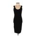 BCBGMAXAZRIA Casual Dress - Midi: Black Dresses - New - Women's Size 2X-Small