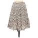 Madewell Casual A-Line Skirt Knee Length: Tan Bottoms - Women's Size X-Small