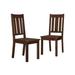 Better Homes & Gardens Bankston Slat Back Side Chair in Dark Wood in Brown | 38 H x 21 W x 18 D in | Wayfair BH44-084-399-04