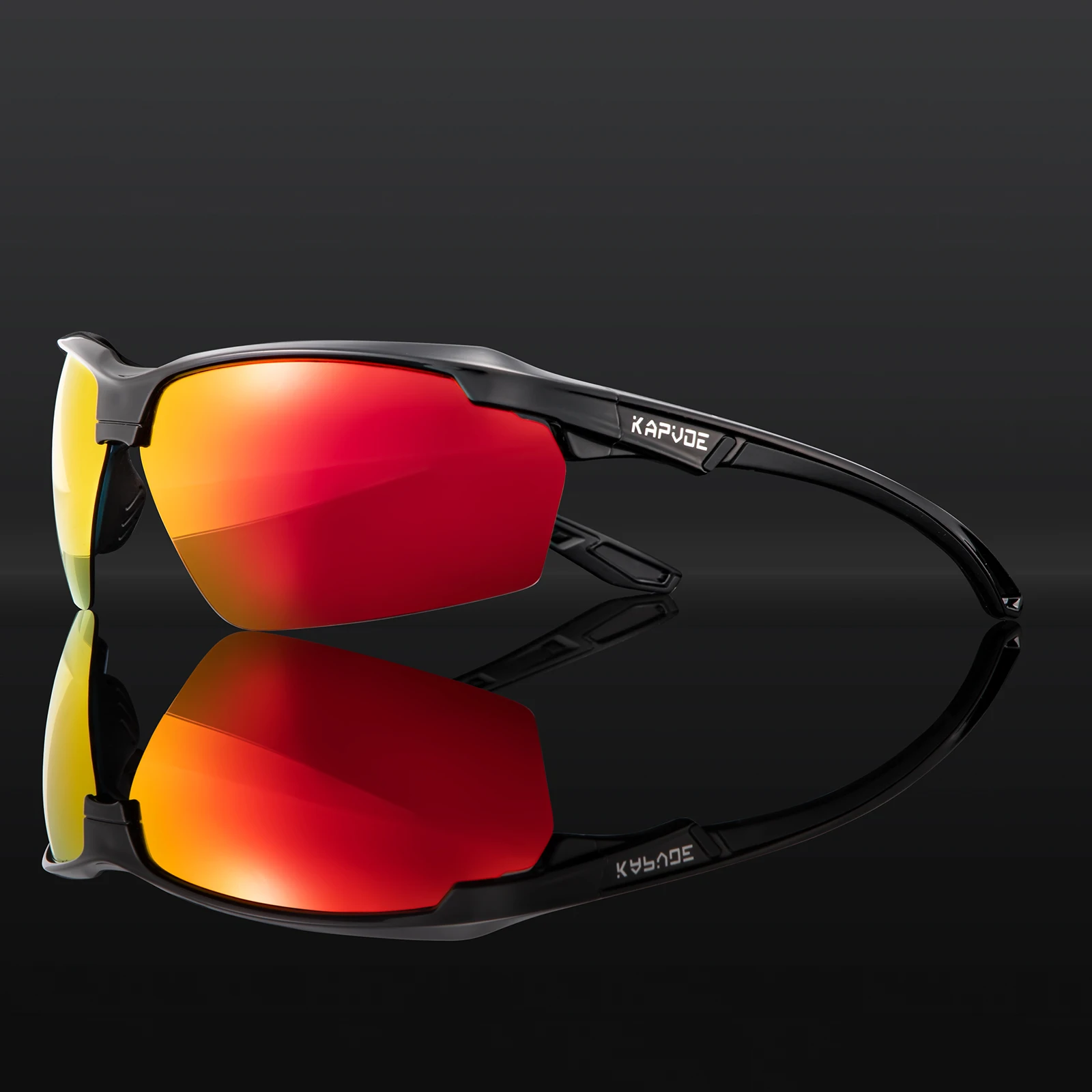 Kapvoe lunettes de cyclisme Sport hommes lunettes de soleil vélo lunettes femme extérieur vtt lunettes polarisées UV400 lunettes pêche