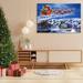 The Holiday Aisle® Framed Canvas Wall Art Decor Chrismas Painting, Santa | 12 H x 18 W x 1.5 D in | Wayfair 9344CC7451F64DD1BFDDF63A54E9CEFD
