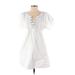 Marissa Webb Collective Casual Dress - Mini: White Print Dresses - Women's Size 6