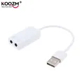 7.1 External USB Sound Card Jack 3.5mm USB Audio Adapter Earphone Micphone Sound Card For Macbook