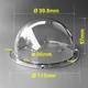 Acrylic Clear Dome Cover Security Surveillance CCTV Camera Housing HD Hemisphere Monitoring Shell