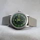 Spot goods NEW Pierre Paulin Jumping Hour Men Watch Green Dial Automatic St17 Mechanical Watch