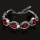 Trendy Love free shipping Bracelets Bangles Silver Plated Chain Crystal Charm Bracelets For Best