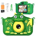 Cartoon Kinder Kamera Dinosaurier 4000w HD Dual Lens Selfie Kamera Lernspiel zeug 1080p Video