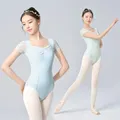 Body per balletto per donna body per ginnastica body per danza con coulisse in Nylon body per