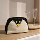 Nylon Fabric Cute Penguin Makeup Bag Women Travel Storage Bag Toiletries Organize Cosmetic Bag