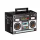 Novelty Radio Boom Favor Boxes Paper Boom Gifts Box 1980s Party Favors Hip Hop Party Decorations