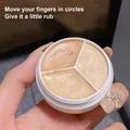 Waterproof Concealer Covers Acne Marks Dark Circles Long-lasting foundation cream 3-Color Concealer