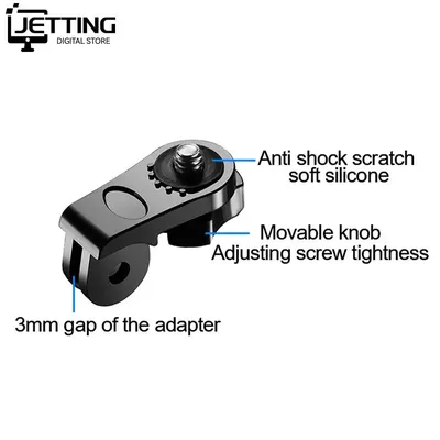 Bridge Mount Action Camera Adapter For Xiaomi Yi Mounts 1/4 inch Screw Hole for Mini Cam Action