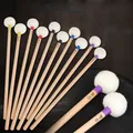 1 paar Symphonie Timpani Schlägel Percussion Drum Sticks Weichem Filz Kopf Mit Ahorn Holz Griff