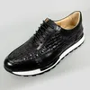 Hochwertige Luxus männer formelle Voll narben lederschuhe Web muster Schuhe Männer schnüren täglich Wanderschuhe Schuhe Größe 38-46
