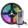 LED Strip RGB Light 5V USB 5050 2835 Remote Control 44key Kit 5m 0.5/1/2/3/4m LED Tape Holiday Wall