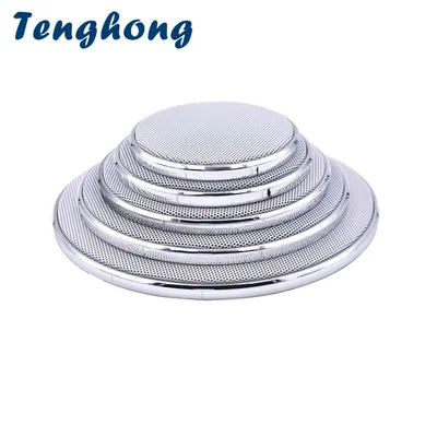 Tenghong 2 stücke 2 3 4 5 6,5 Zoll Lautsprecher Net Abdeckung Mesh Gehäuse Lautsprecher Kunststoff Image