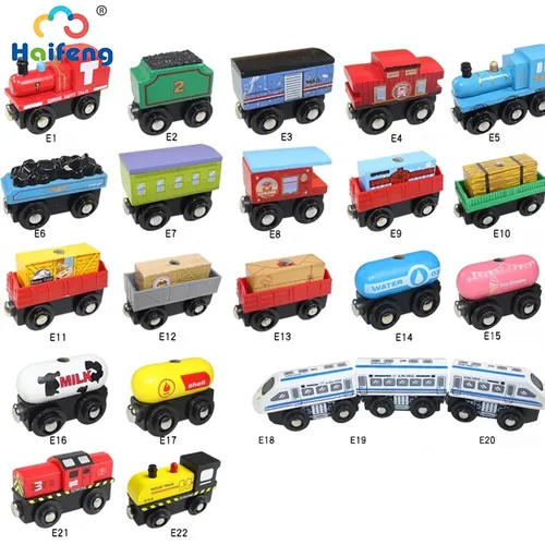 Magnet zug Spielzeug Holzzug Zubehör Anime James Lokomotive Auto Eisenbahn Fahrzeuge verfolgen Züge