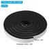 Weather Stripping for Doors 2 Rolls Foam Seal Tape Adhesive Insulation - Black