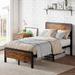 Twin Size Bed Frames with Wood Headboard and Footboard