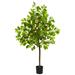 Silk Plant Nearly Natural 4 Lemon Artificial Tree