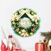 Ikohbadg Outdoor Lighted Christmas Wreath - 12 Inch Diameter for Front Door - Perfect Xmas Decorations for Holiday Christmas Party