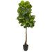 Silk Plant Nearly Natural 64 Fiddle Leaf Artificial Tree (Real Touch)