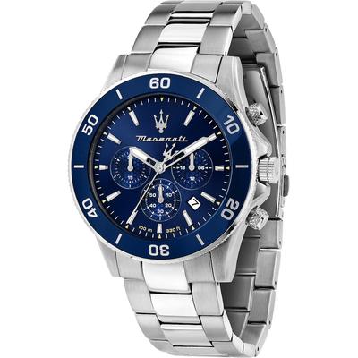 Maserati Chronograph Edelstahl, Edelstahl blau Herren Image